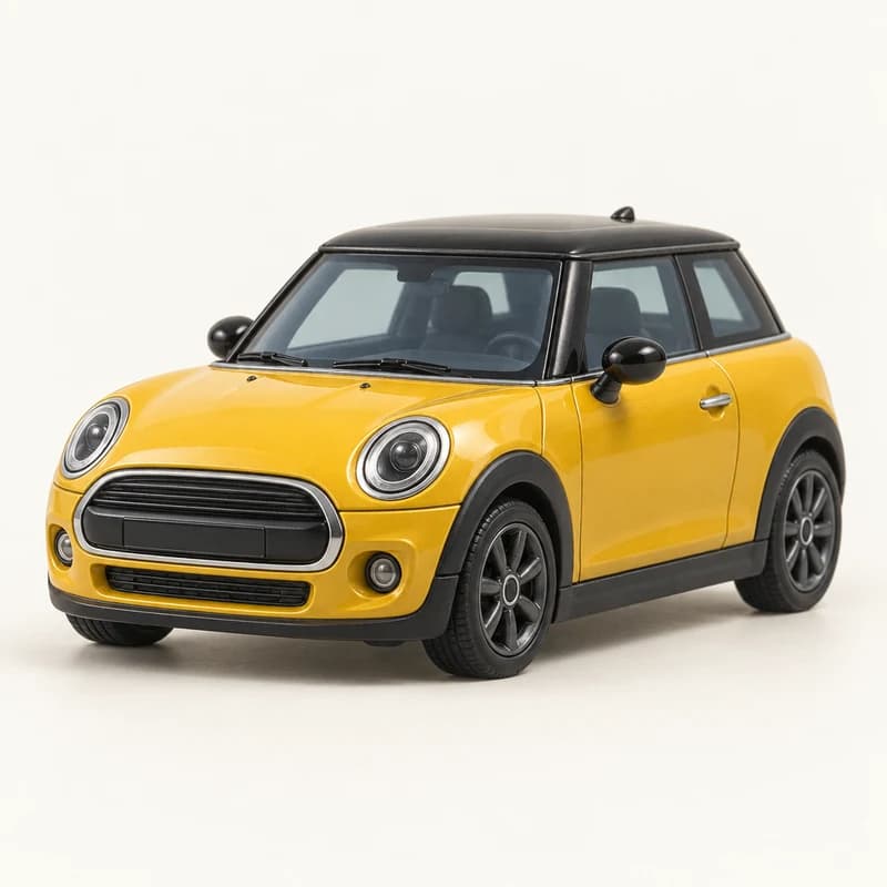 MINI Cooper에서 모티브를 얻은 미니어처 일러스트