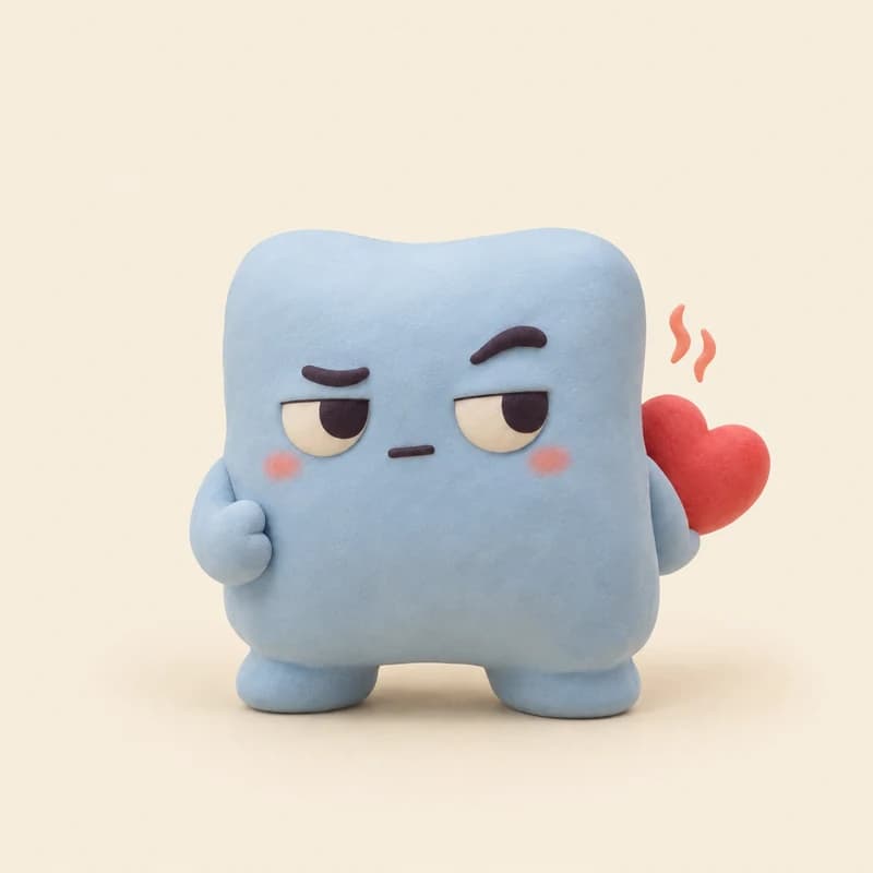 겉쿨속과열 캐릭터 일러스트