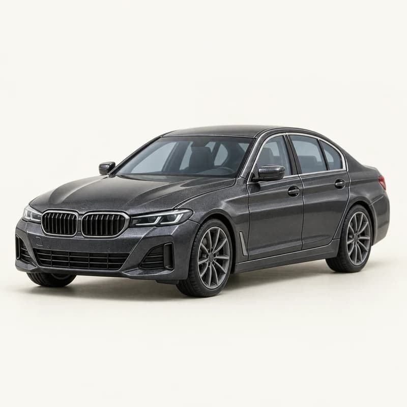 BMW 5시리즈에서 모티브를 얻은 미니어처 일러스트