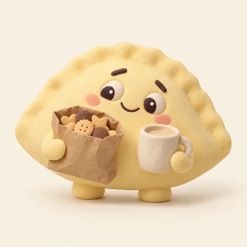 말보다 간식 캐릭터 일러스트